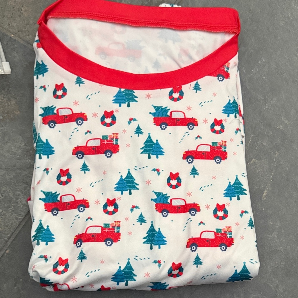 Festive Red and Blue Adults Womens Pajamas